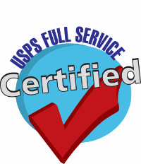USPS Full Service Certified Badge